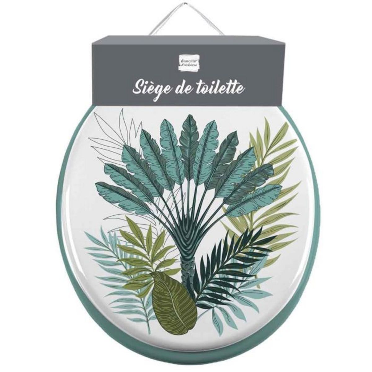Paris Prix Abattant WC Imprimé  Panazio  47cm Vert