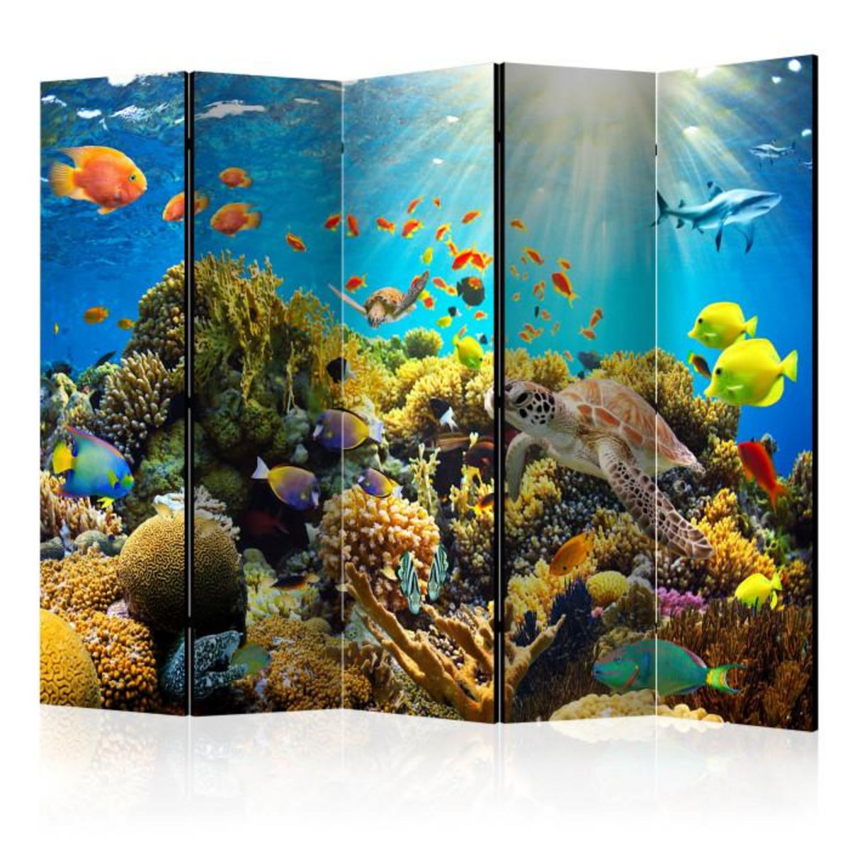 Paris Prix Paravent 5 Volets  Underwater Land  172x225cm