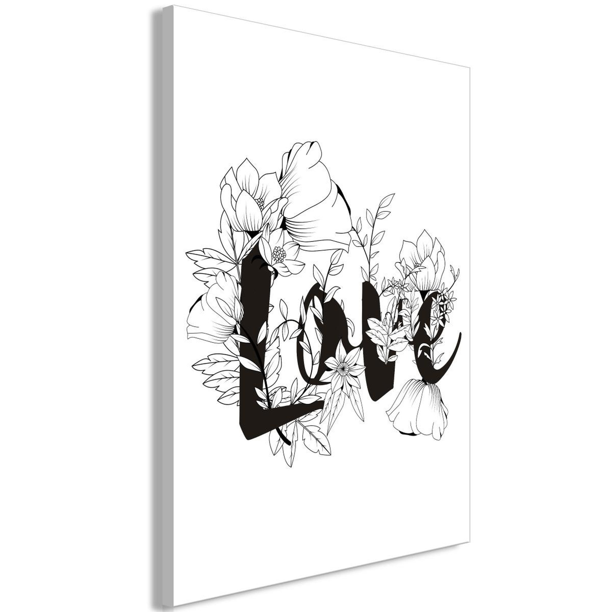 Voir la diapositive 1 : Paris Prix Tableau imprimé  love with flowers