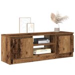 VIDAXL Meuble TV vieux bois 102x30x36 cm bois d'ingenierie