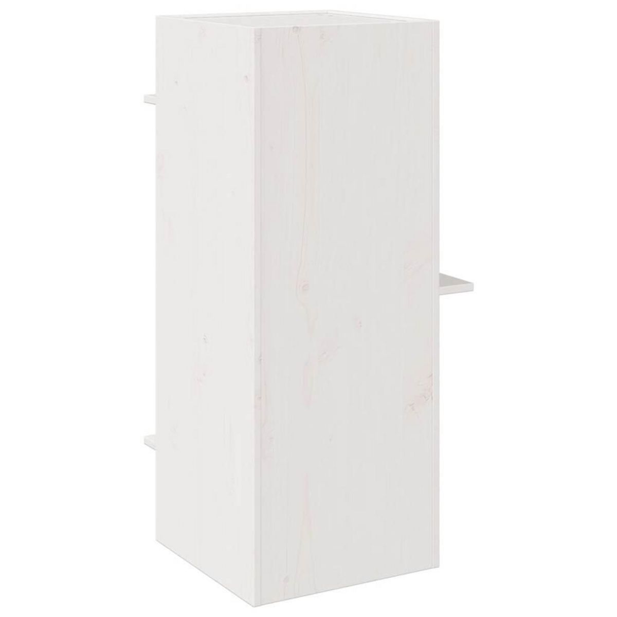 VIDAXL Maison pour chat blanc 43x43x90 cm bois de pin massif