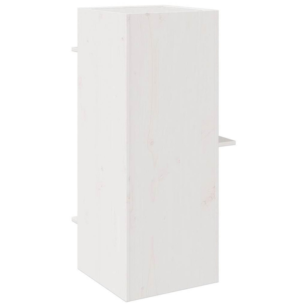 VIDAXL Maison pour chat blanc 43x43x90 cm bois de pin massif