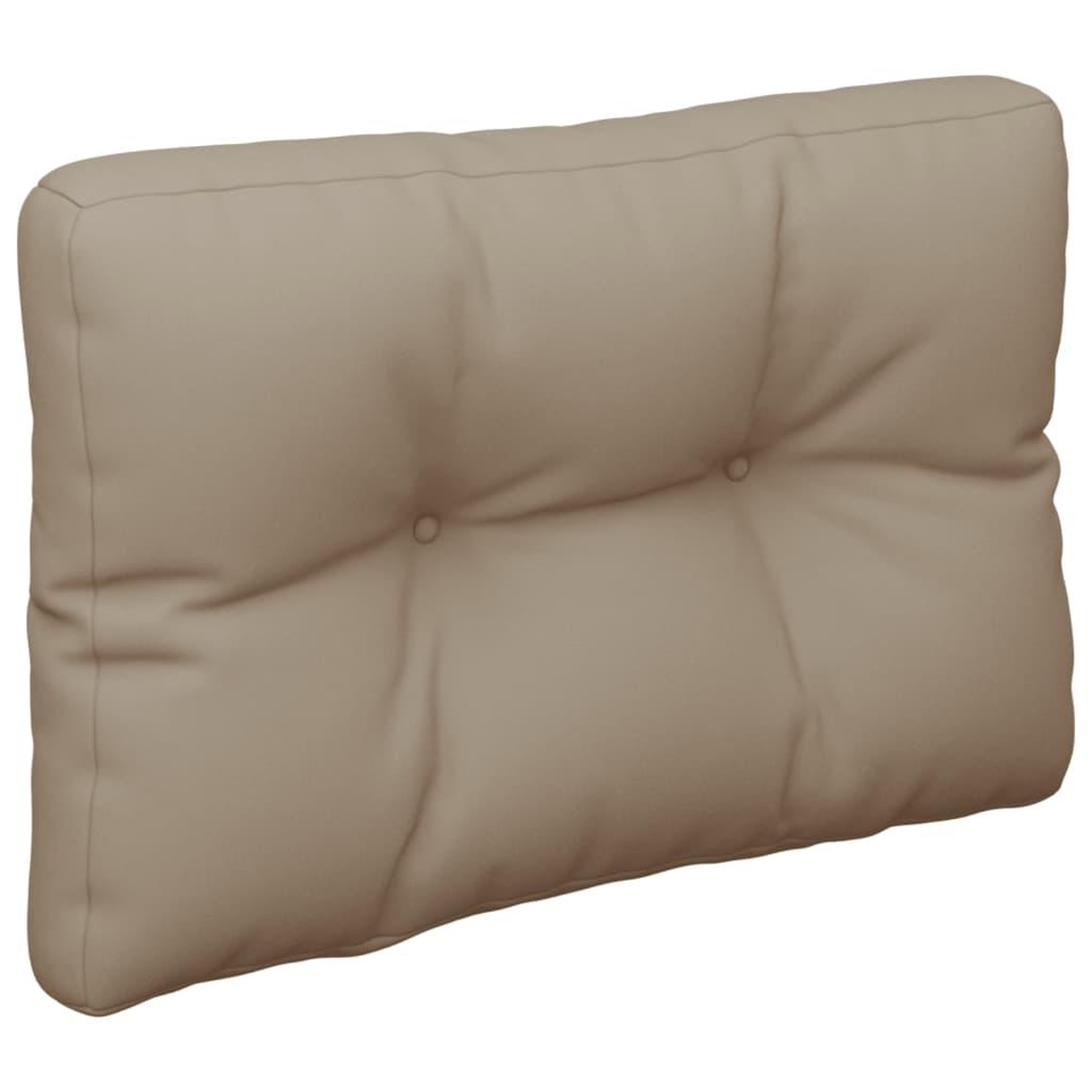 Voir la diapositive 4 : VIDAXL Coussin de palette taupe 50x40x12 cm tissu