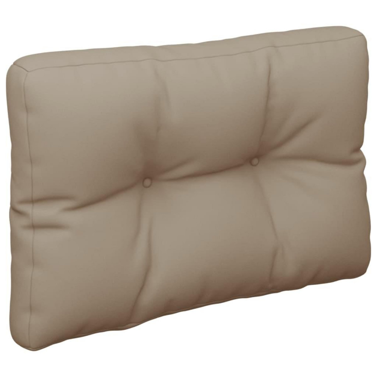 VIDAXL Coussin de palette taupe 50x40x12 cm tissu