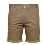 Selected Short  Homme Selected Chino. Coloris disponibles : Marron
