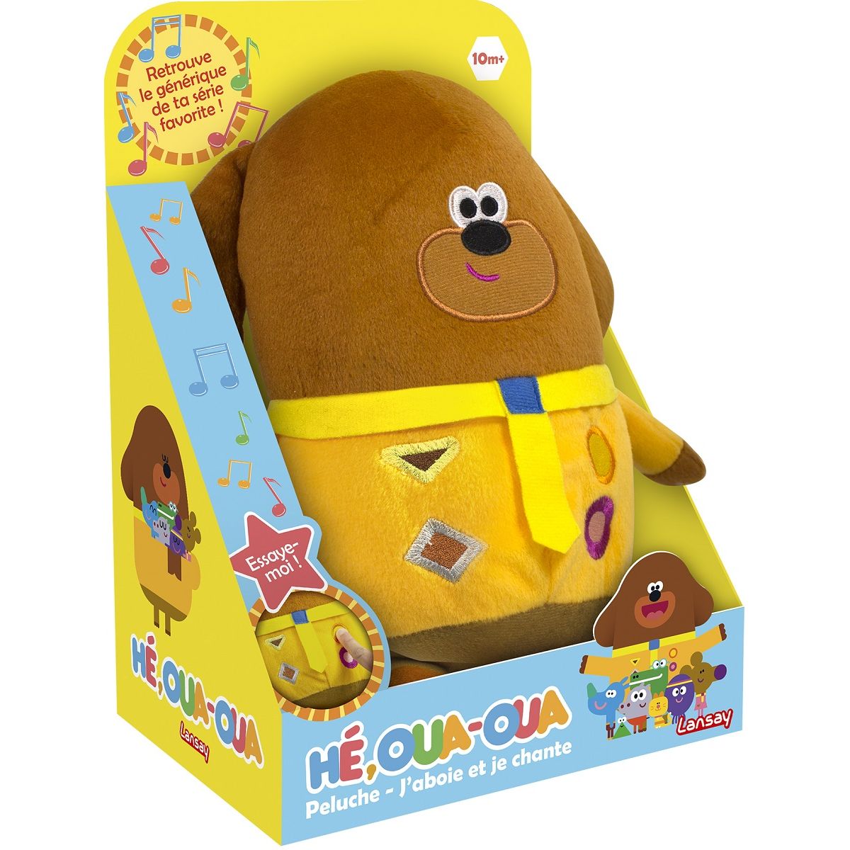 LANSAY Peluche - HE OUA-OUA - Peluche électronique 