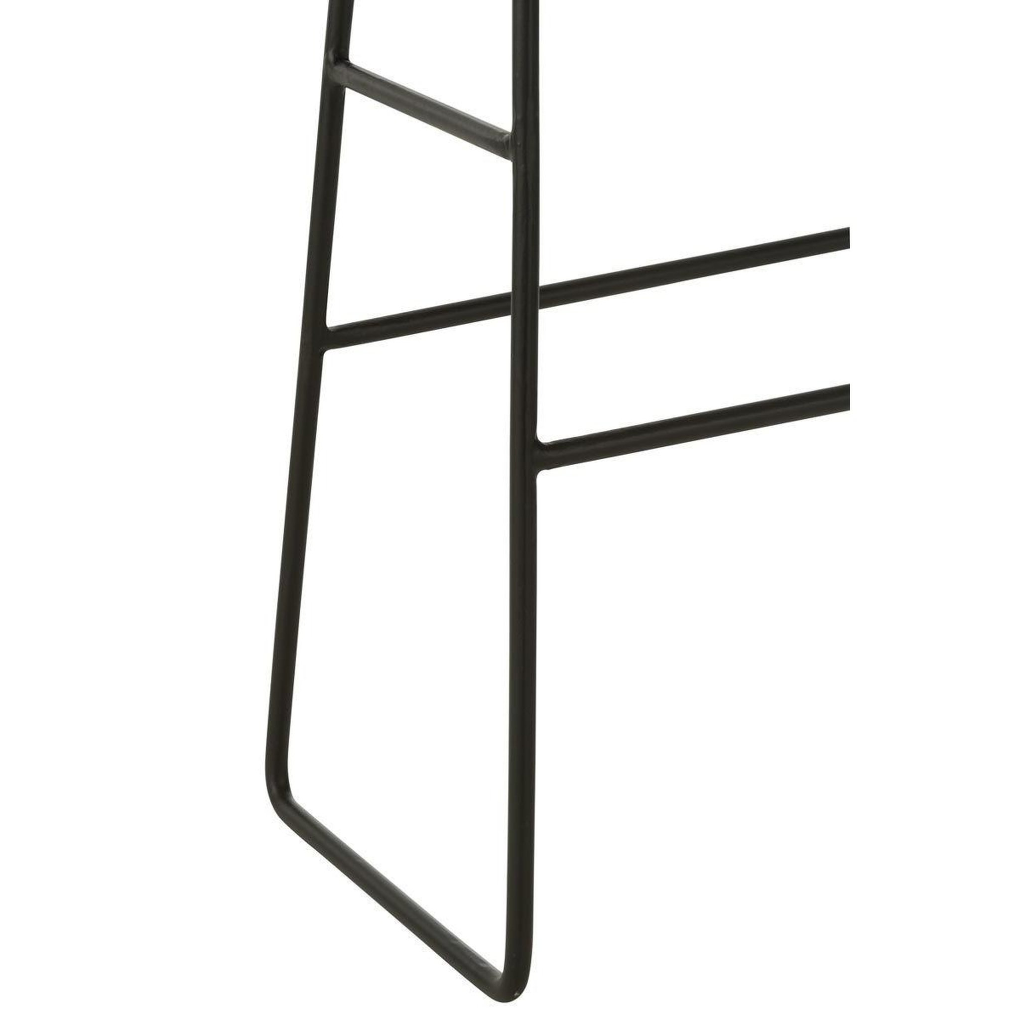 Voir la diapositive 6 : J-LINE Tabouret de bar en bois  teck  74cm naturel
