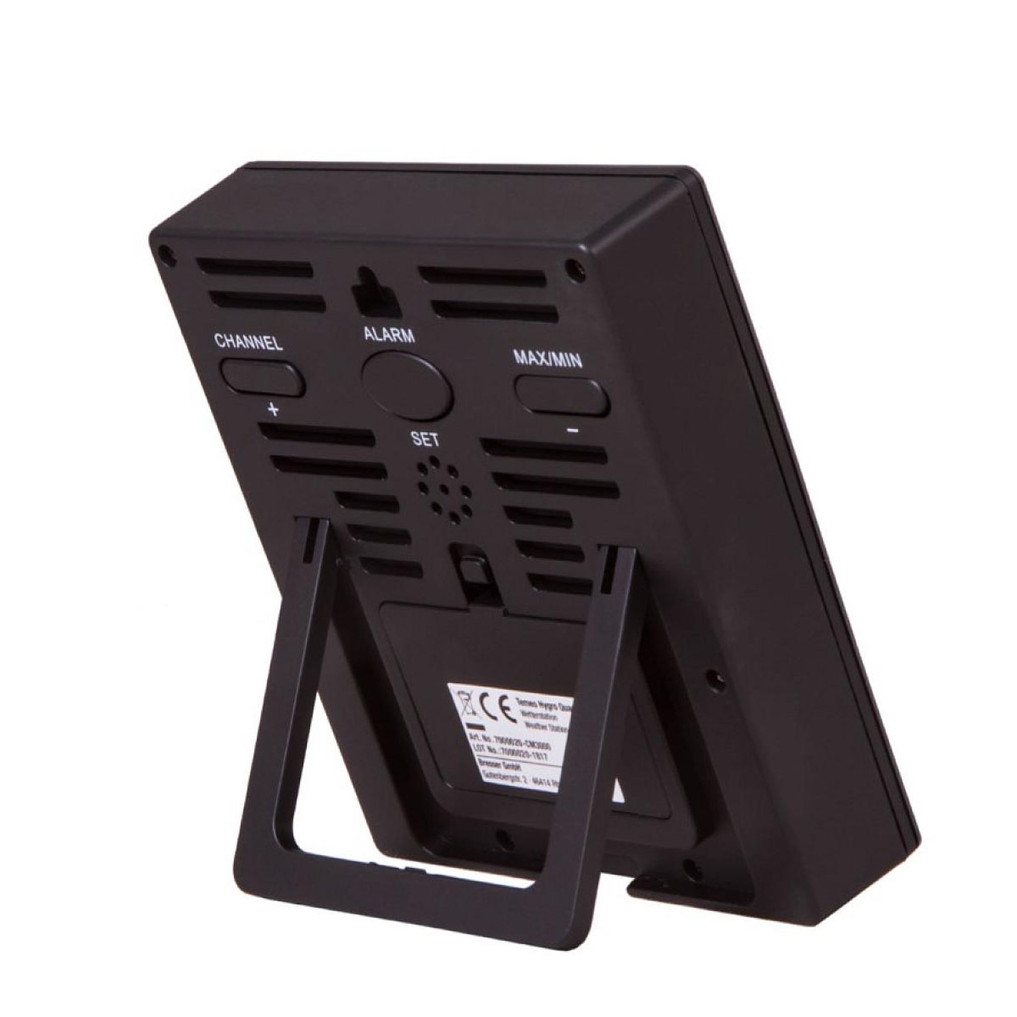 Voir la diapositive 3 : Bresser Station météo  Temeo Hygro Quadro noir