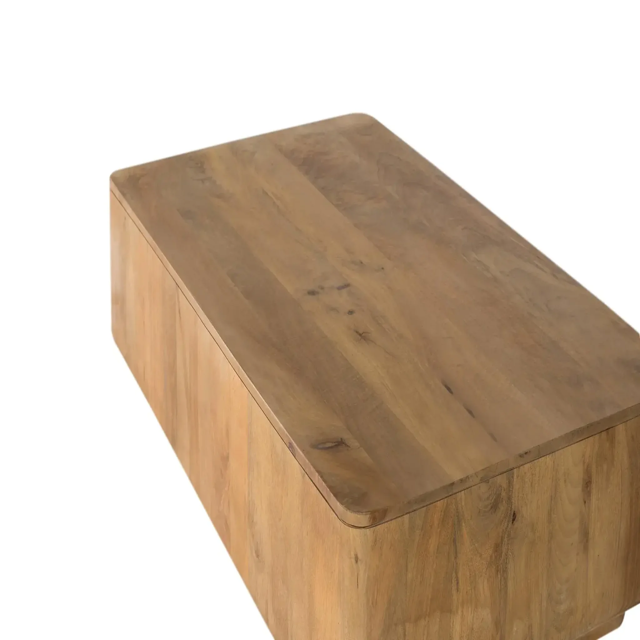 Voir la diapositive 3 : GINER Y COLOMER SL Table basse en bois de manguier 120 cm style rustique moderne