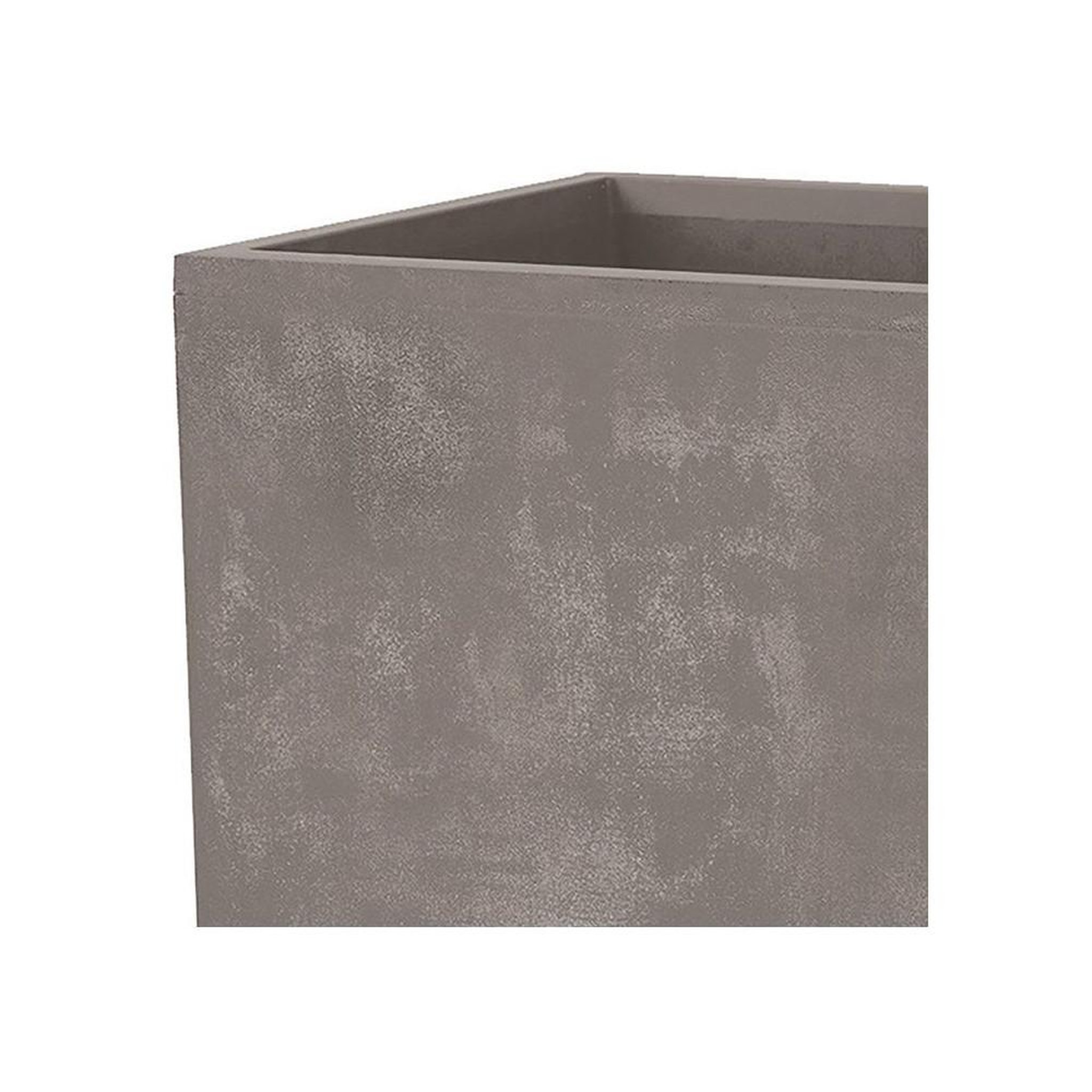 Voir la diapositive 6 : DEROMA Deroma millennium jardinière rectangulaire marron 97 l avec réservoir d'eau et roulettes