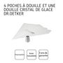 Voir la diapositive 4 : DR.OETKER Lot de 4 poches à douille et embout cristal de glace en inox Dr.Oetker Baker Edition