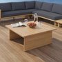Voir la diapositive 2 : Rendez vous déco Table basse de jardin en bois d'acacia-Seya