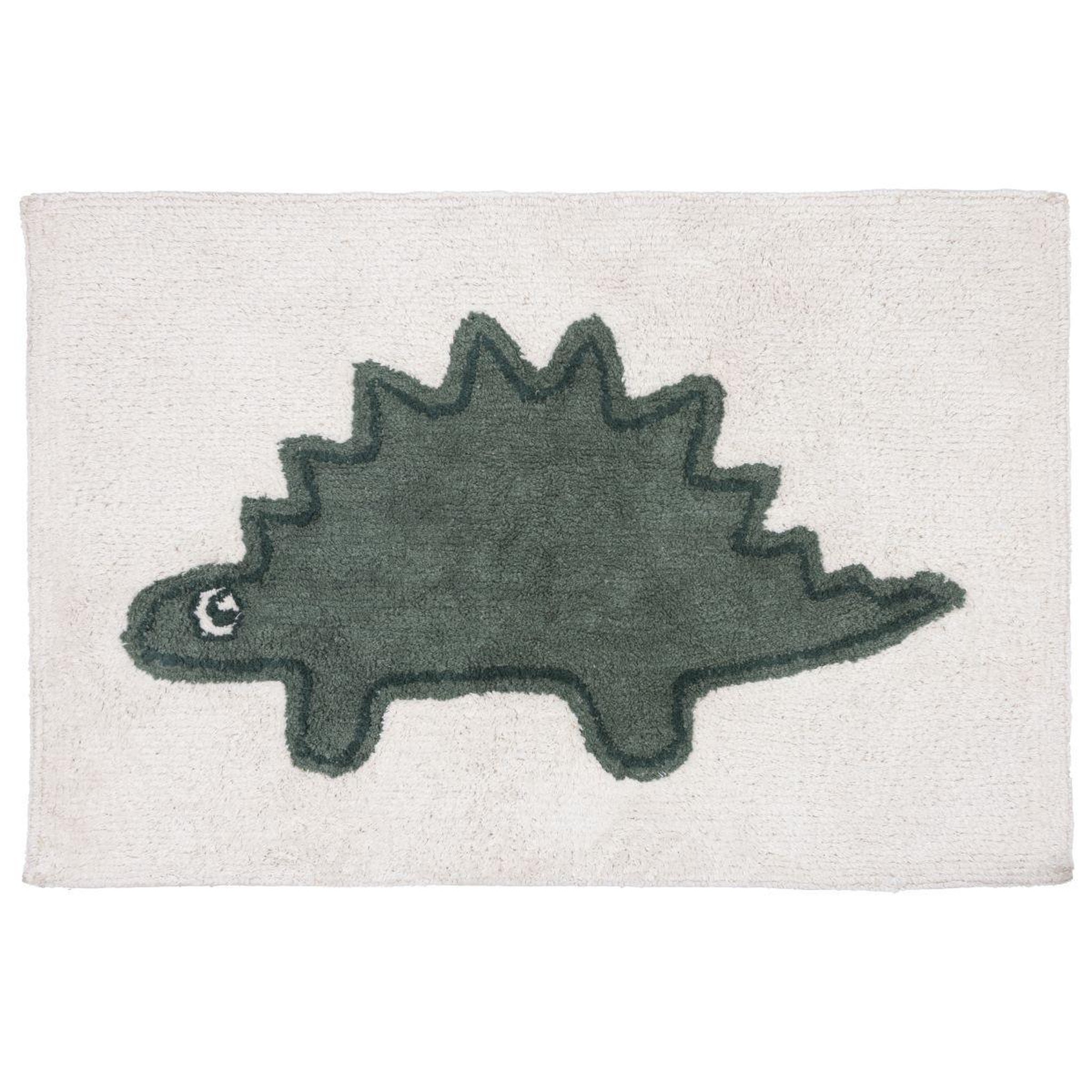FUTURE HOME Tapis enfant dinosaure en coton tufté 60x90cm