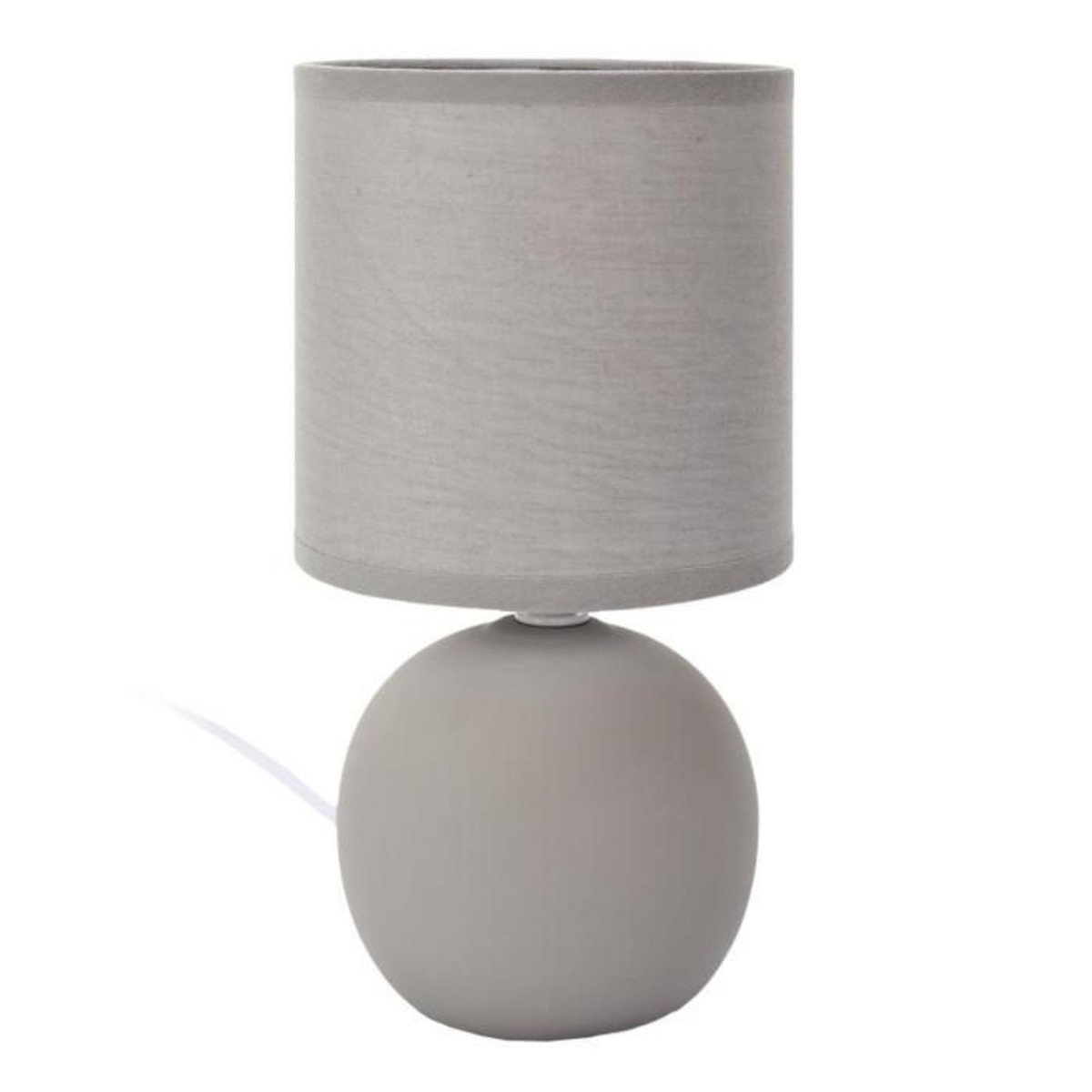 Paris Prix Lampe à Poser en Céramique  Loraine  25cm Taupe