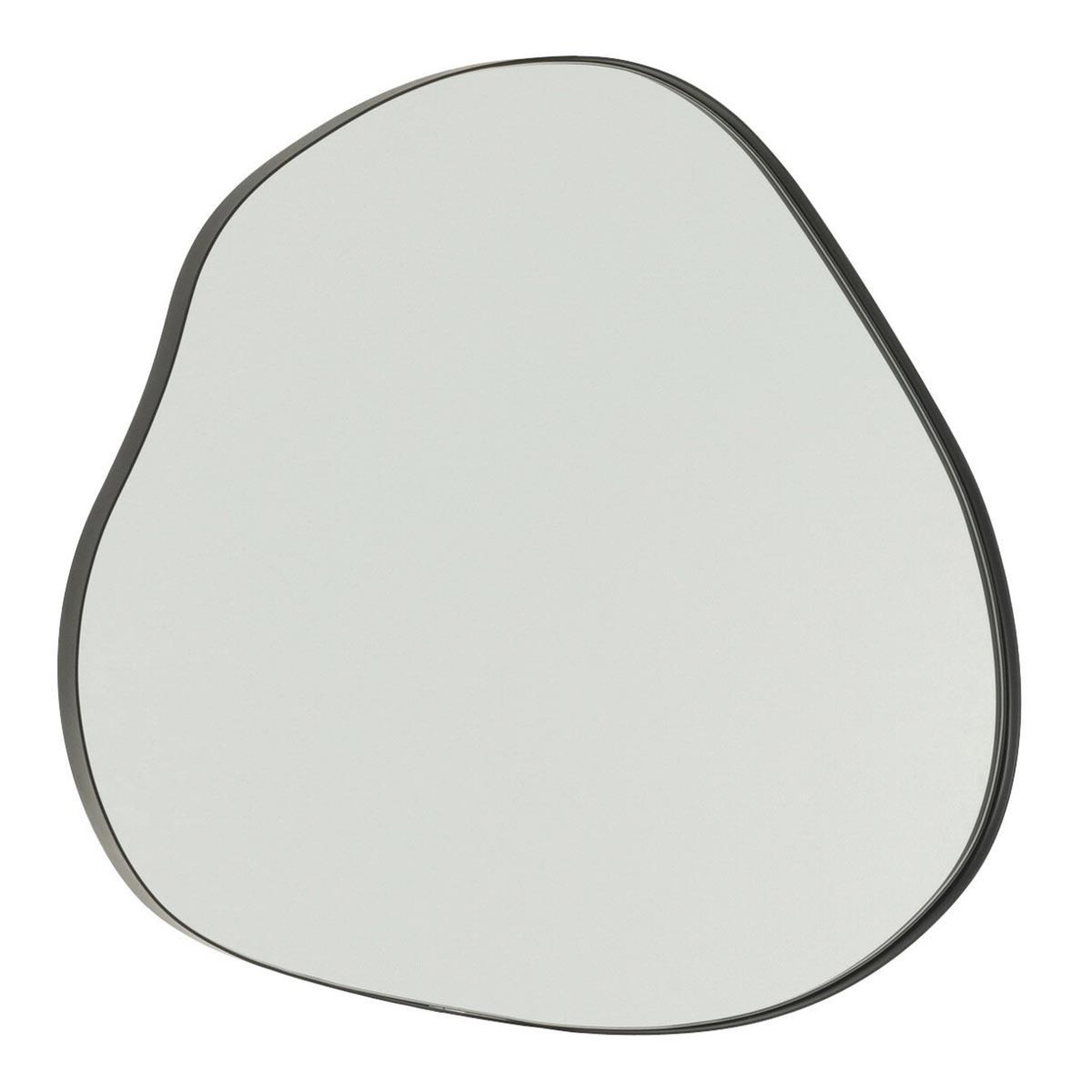 J-LINE Miroir Mural en Métal  Extrema  49cm Noir