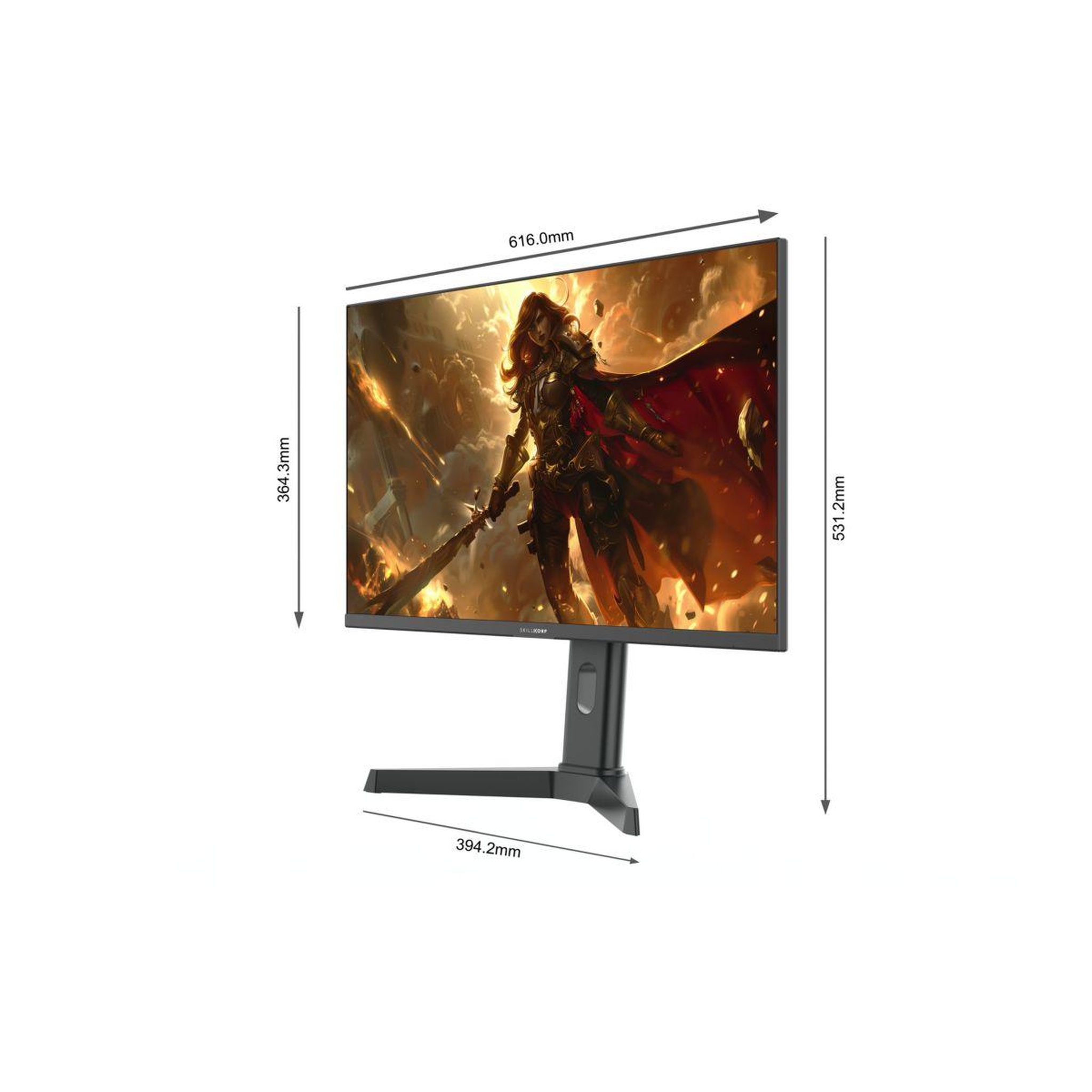 Voir la diapositive 4 : SKILLKORP Ecran pc gamer m27 27  qhd 200hz fast ips hdmi 2.1 amd freesync