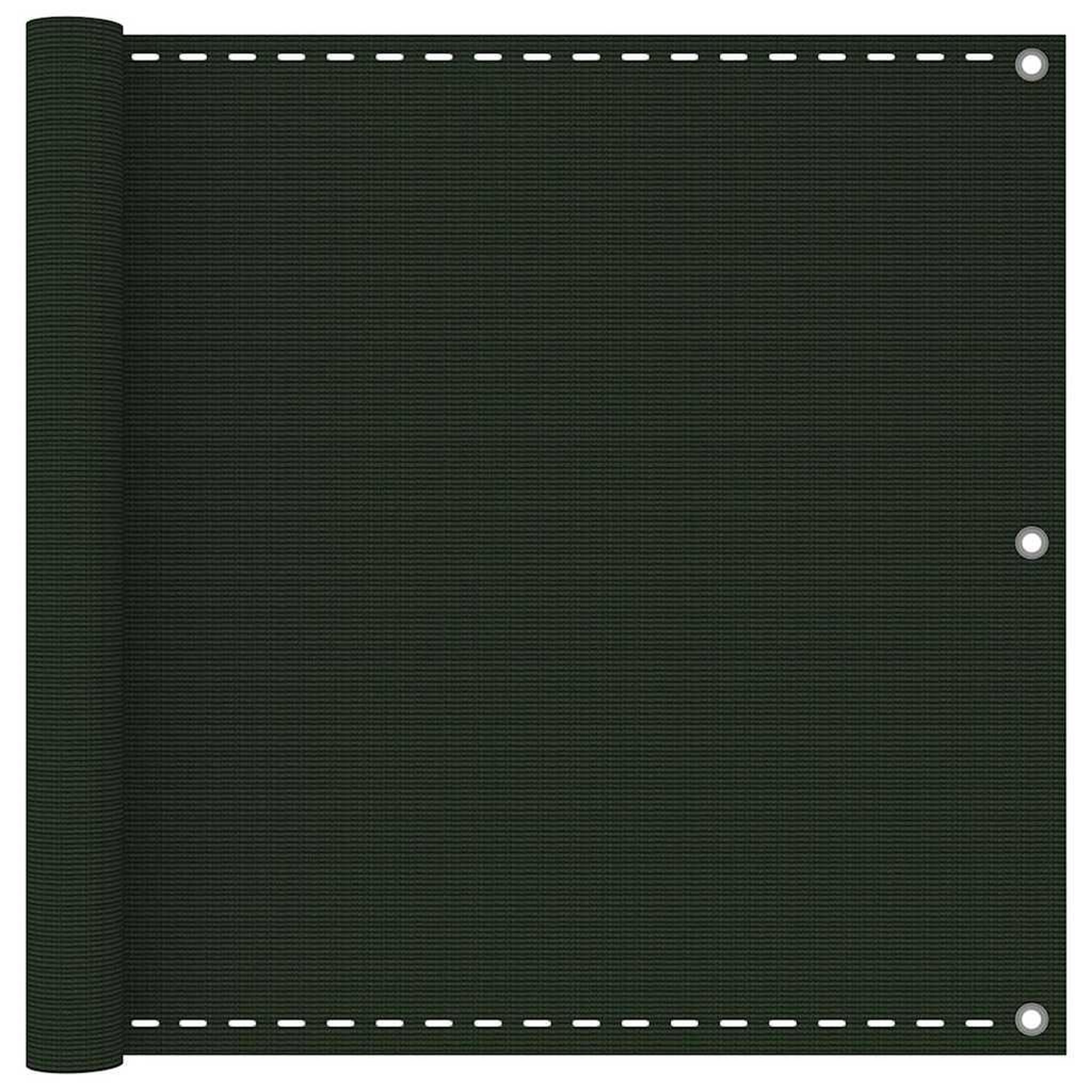 VIDAXL Ecran de balcon vert fonce 90x600 cm pehd
