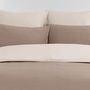 Voir la diapositive 3 : Sensei Maison Housse de couette bicolore en percale coton DOZMARY