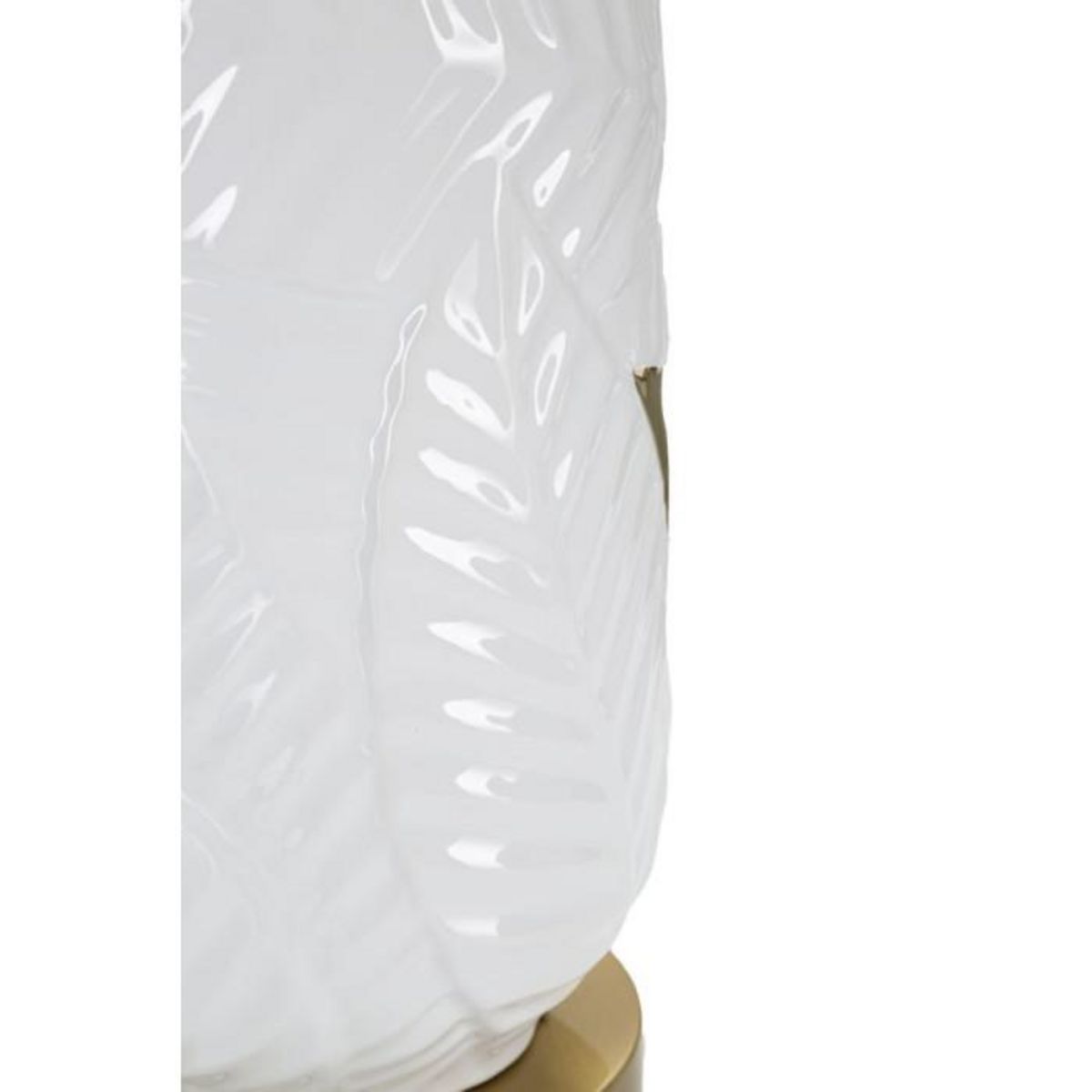 Paris Prix Lampe à Poser en Céramique  Camille  70cm Blanc