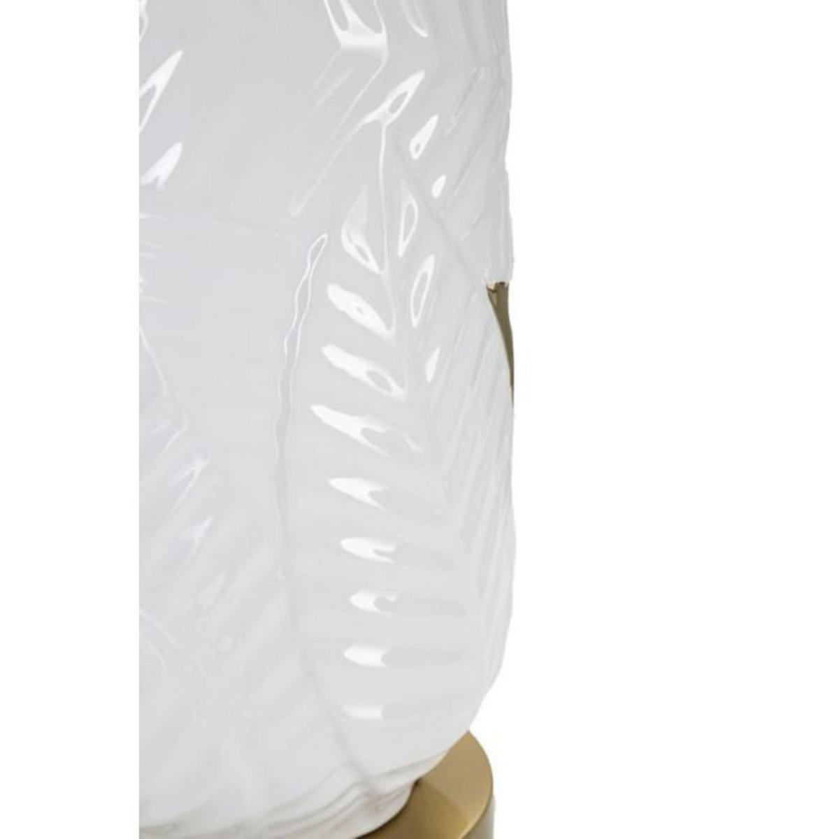 Paris Prix Lampe à Poser en Céramique  Camille  70cm Blanc