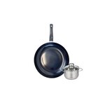 ELO Ensemble de 1 Poêle de cuisson 28 cm et 1 faitout 12 cm Elo Prima Brillant