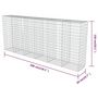 Voir la diapositive 6 : VIDAXL Mur en gabion avec couvercles Acier galvanise 300 x 50 x 150 cm