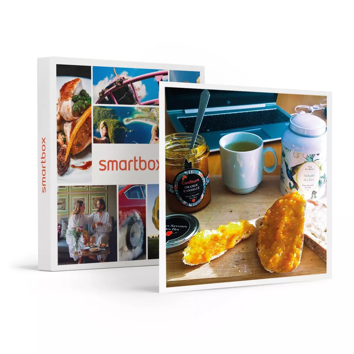 Smartbox Panier gourmand pour un petit-déjeuner exotique à la maison - Coffret Cadeau Gastronomie