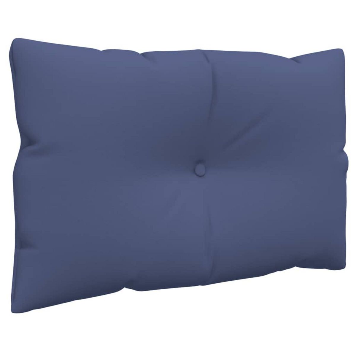 VIDAXL Ensemble de coussins en palette bleu marine 60x38x13 cm tissu