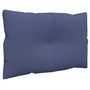 Voir la diapositive 5 : VIDAXL Ensemble de coussins en palette bleu marine 60x38x13 cm tissu
