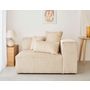 Voir la diapositive 2 : LISA DESIGN Colombine - module d'assise droit - en velours côtelé grosses côtes