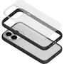WOODCESSORIES Coque bumper iPhone 14 Pro transparent noir