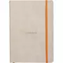 CLAIREFONTAINE Carnet soft cover à élastique 14.8x21cm 160 pages-beige