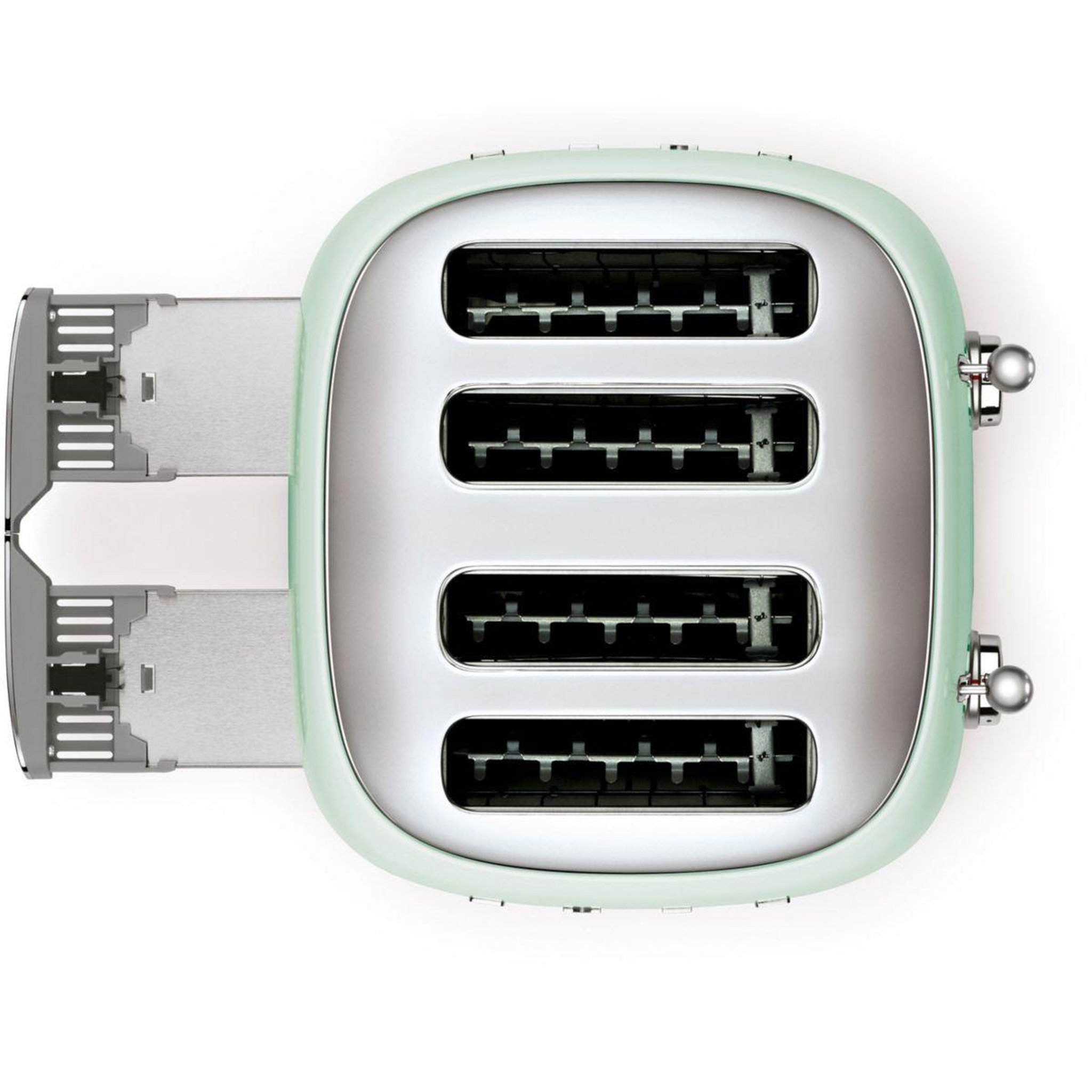 Voir la diapositive 5 : SMEG Grille-pain tsf03pgeu vert d'eau