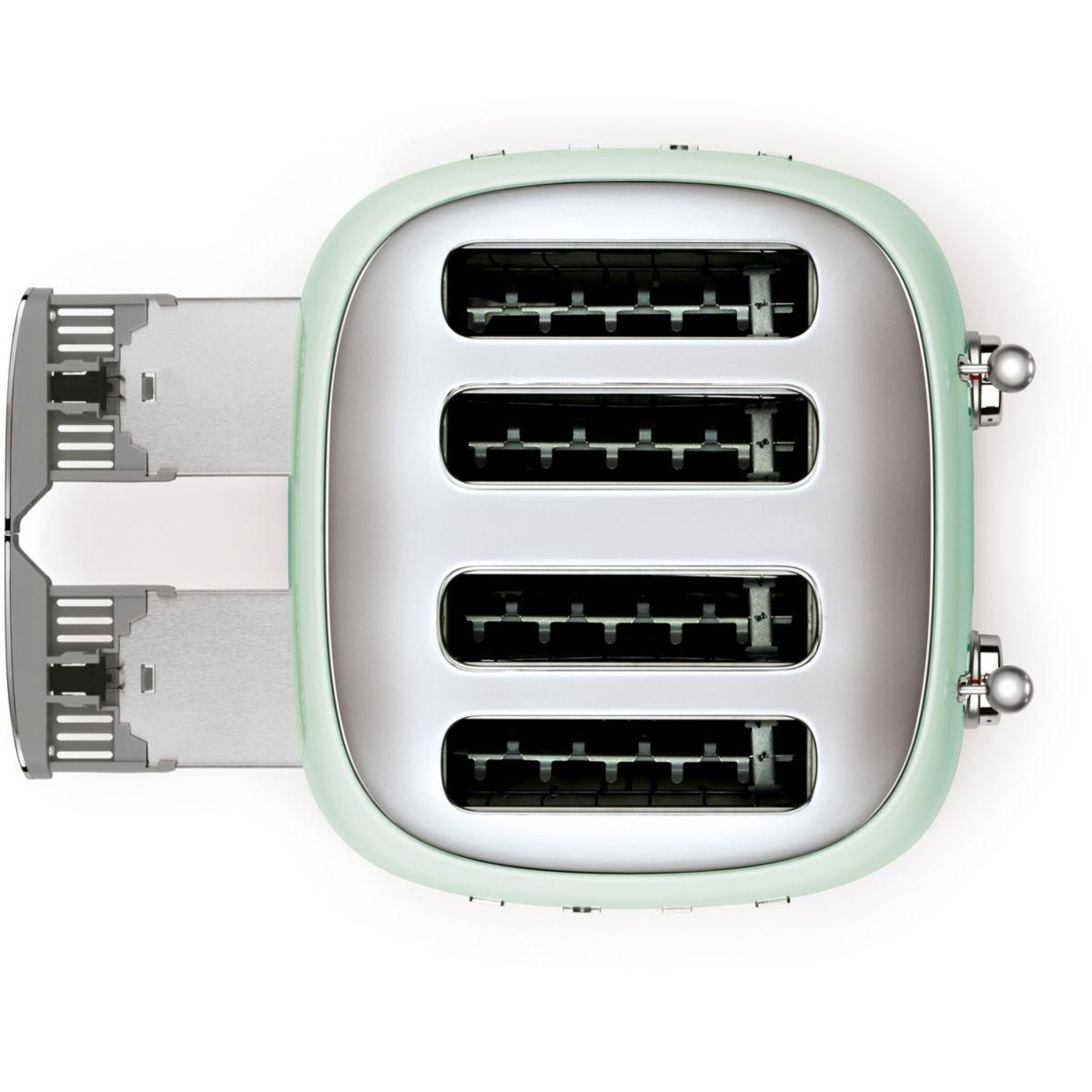 SMEG Grille-pain TSF03PGEU Vert d'eau