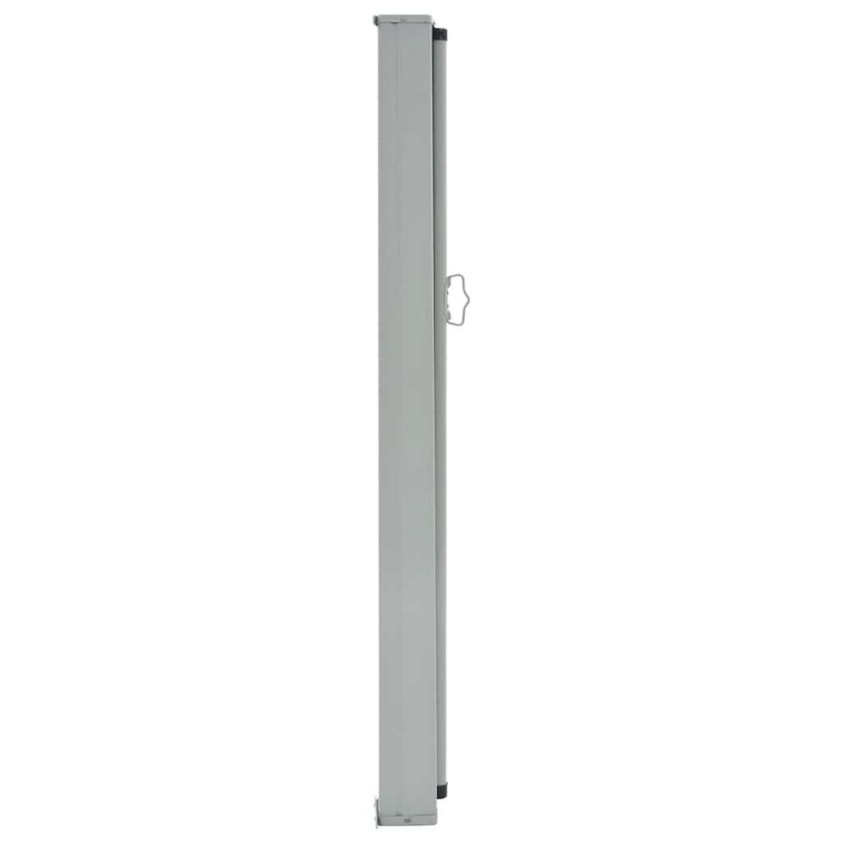 VIDAXL Auvent lateral retractable de patio 120 x 300 cm Gris
