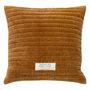 Voir la diapositive 1 : ATMOSPHERA Coussin Déco Matelassé  Family Corner  45x45cm Ocre