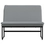 Voir la diapositive 3 : VIDAXL Banc Gris clair 100x75x76 cm Tissu