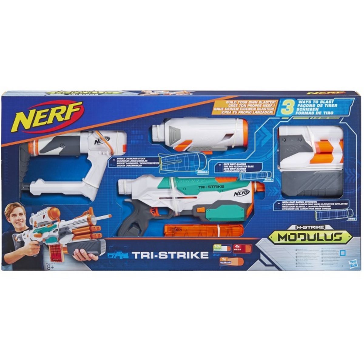 HASBRO Pistolet Nerf Modulus Tri-Strike
