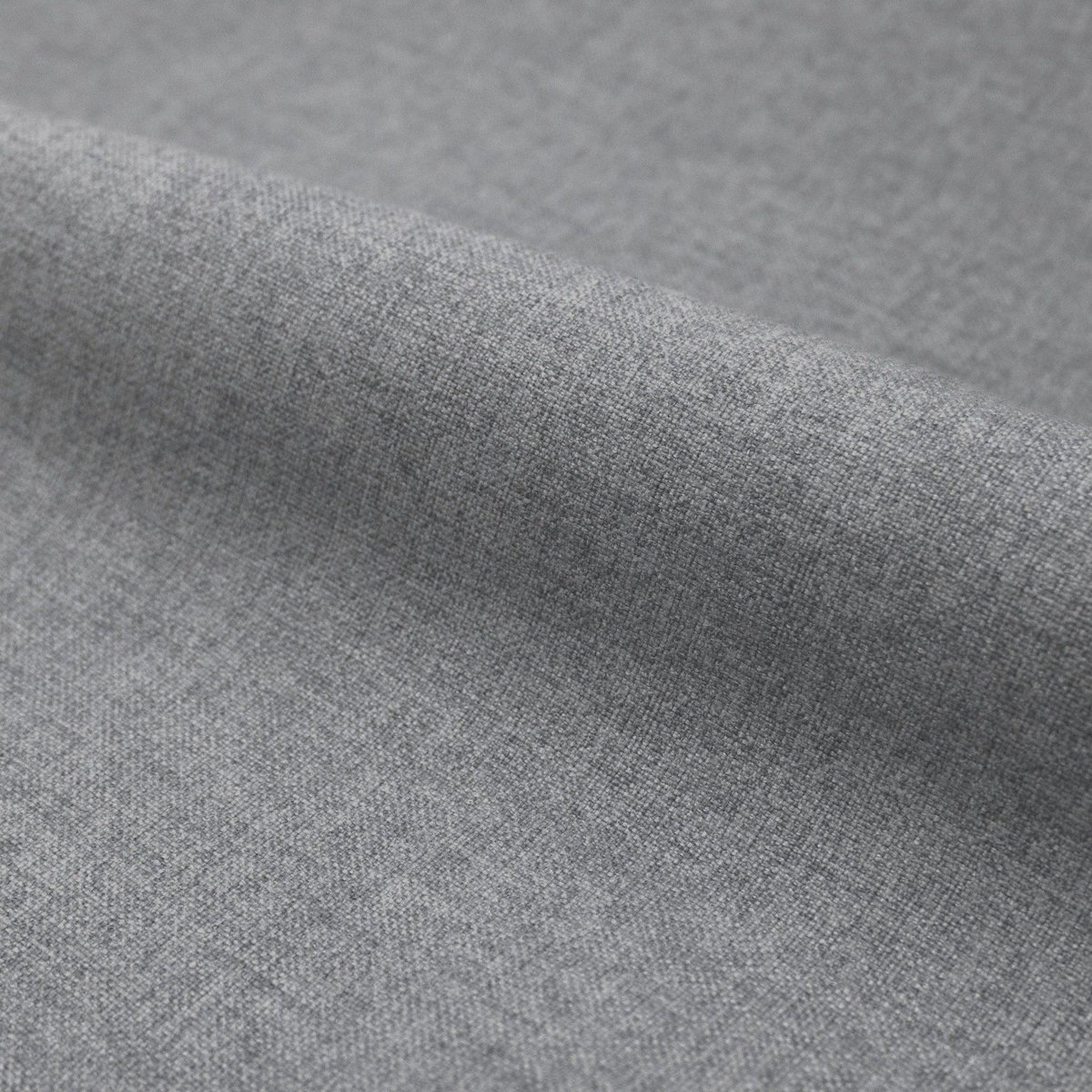 Rendez vous déco Lit double 140x190 cm avec coffre en tissu gris-Tilly