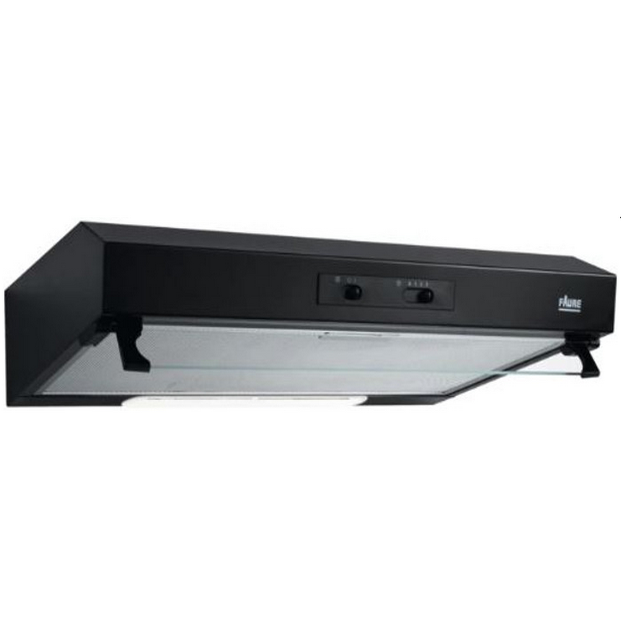 FAURE Hotte visière 60cm 368m3/h noir - FHT6137B