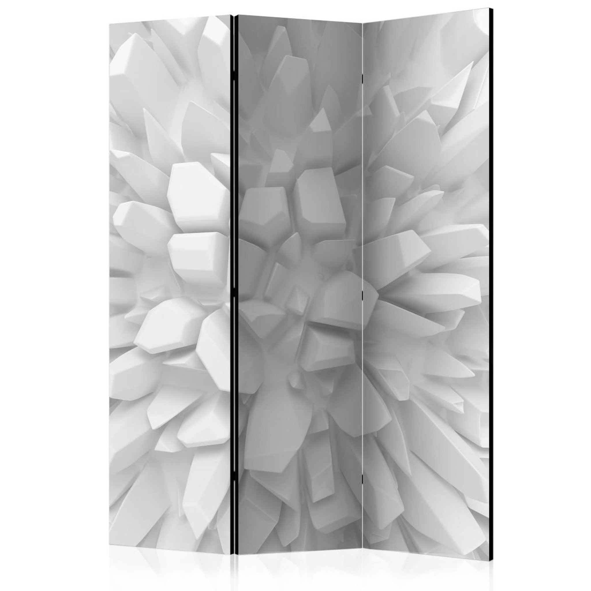 Paris Prix Paravent 3 volets  white dahlia  135x172cm