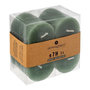 Voir la diapositive 3 : COMPTOIR DE LA BOUGIE Lot de 4 Bougies Votives  Rustic  4,5cm Vert Eucalyptus