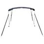 Voir la diapositive 5 : VIDAXL Toit bimini a 3 arceaux parois en maille 183x(170-182)x137 cm