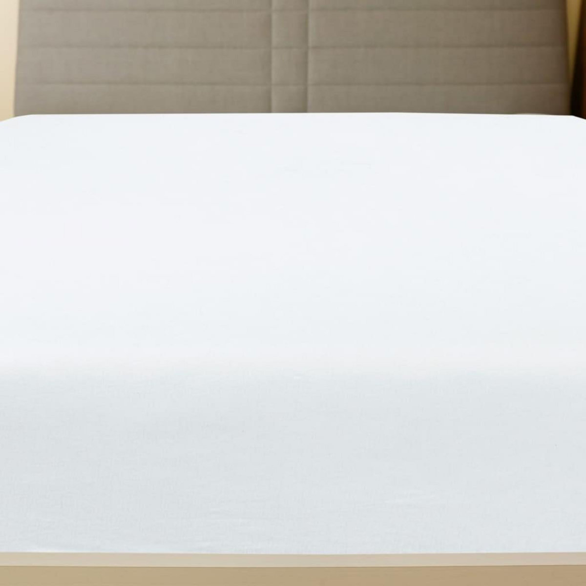 VIDAXL Drap-housse Jersey Blanc 90x200 cm Coton