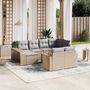 Voir la diapositive 1 : VIDAXL Salon de jardin 11 pcs avec coussins beige resine tressee