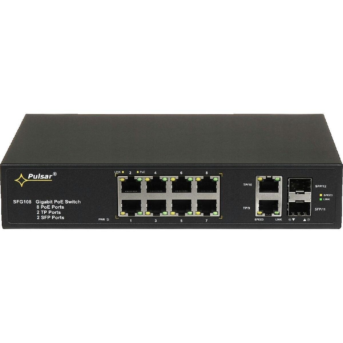 TP-LINK Switch industriel TP-Link SFG-108 12 ports PoE