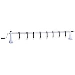 VIDAXL Rouleau de couverture de piscine avec base en plastique