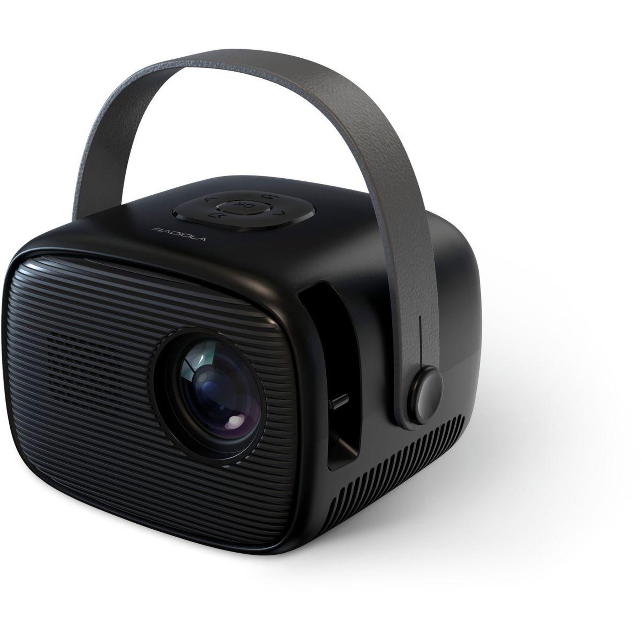 Voir la diapositive 1 : RADIOLA Mini vidéoprojecteur GMRAVP101 HD Noir