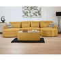 Voir la diapositive 6 : BEST MOBILIER Mahina - canapé panoramique en u 7 places - convertible avec coffre - en tissu bouclette