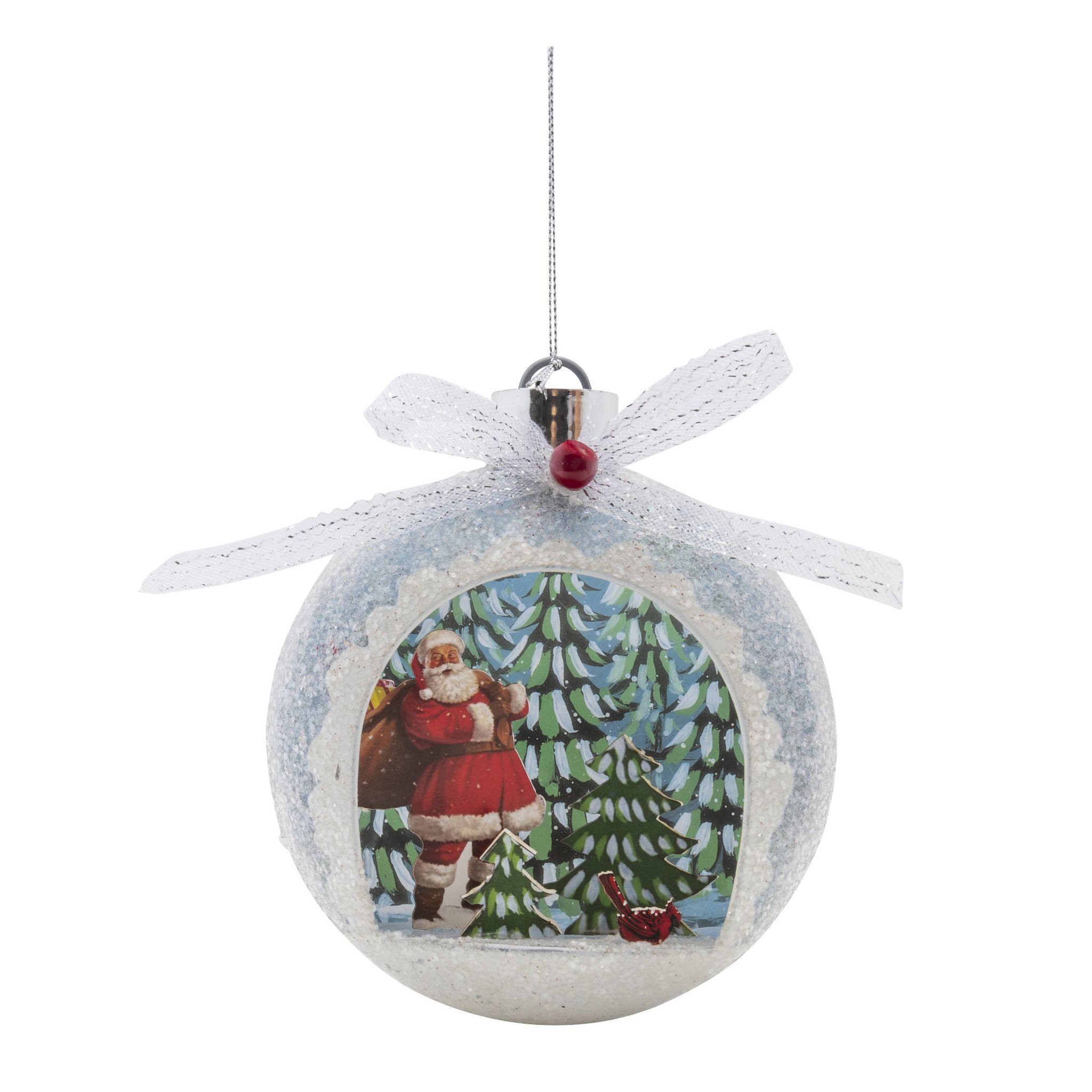 WERKAPRO Boule Papa Noël luxe  12 x 5,1 x 12 cm